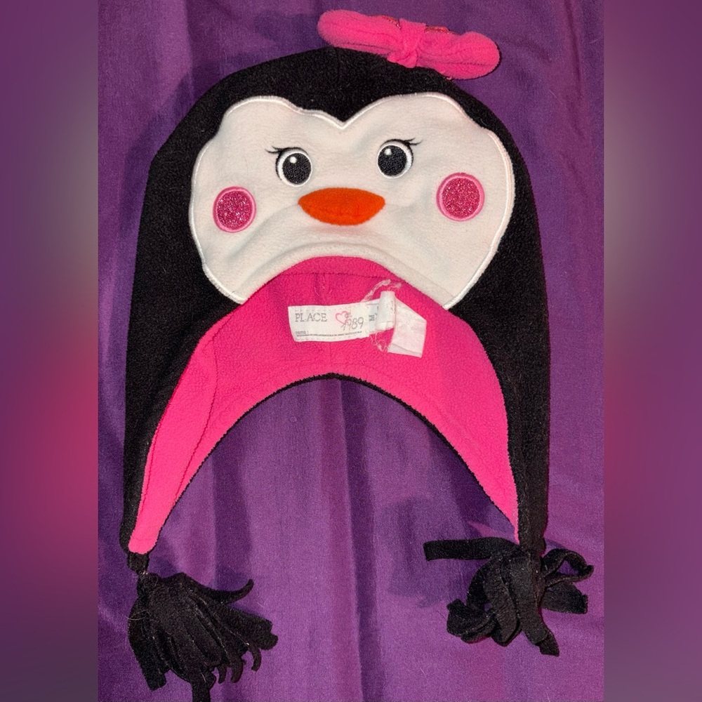 Kids Penguin Themed Winter Hat 12-24 Months